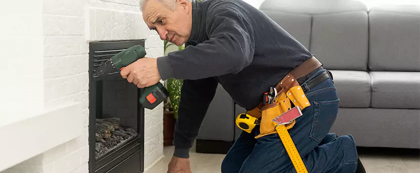 New Indoor Fireplace Installation in Torrington, Connecticut