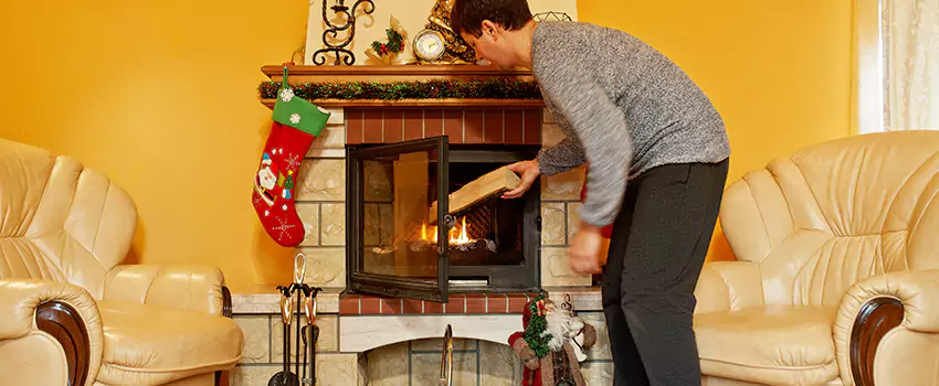 Rusted Metal Fireplace Restoration in Torrington, Connecticut