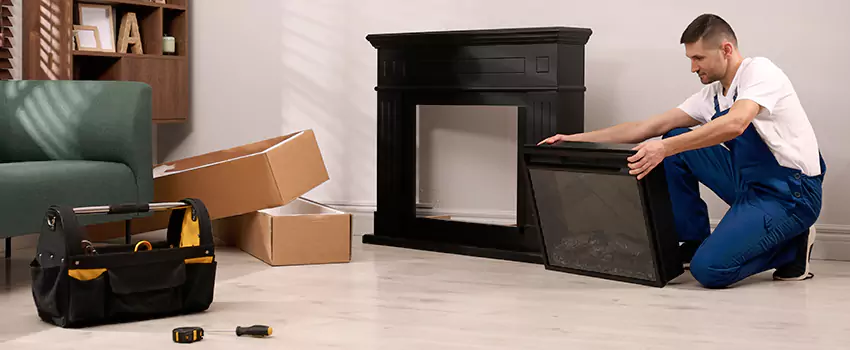 Old Rusted Metal Fireplace Repair And Replacement in Torrington, CT